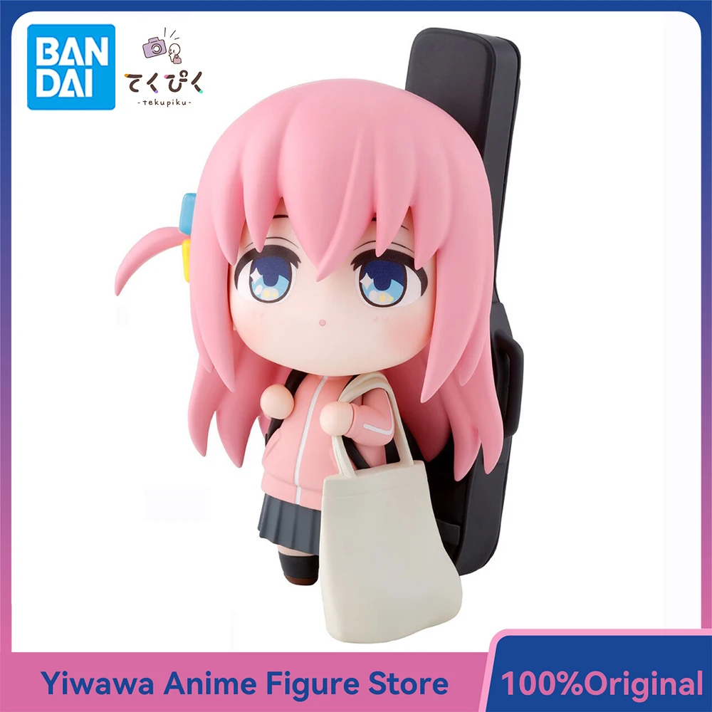 

[In-Stock] Original BANDAI tekupiku Hitori Goto (Bocchi the Rock!) 10cm Collectible Anime Figure Model Ornament Toy Gifts