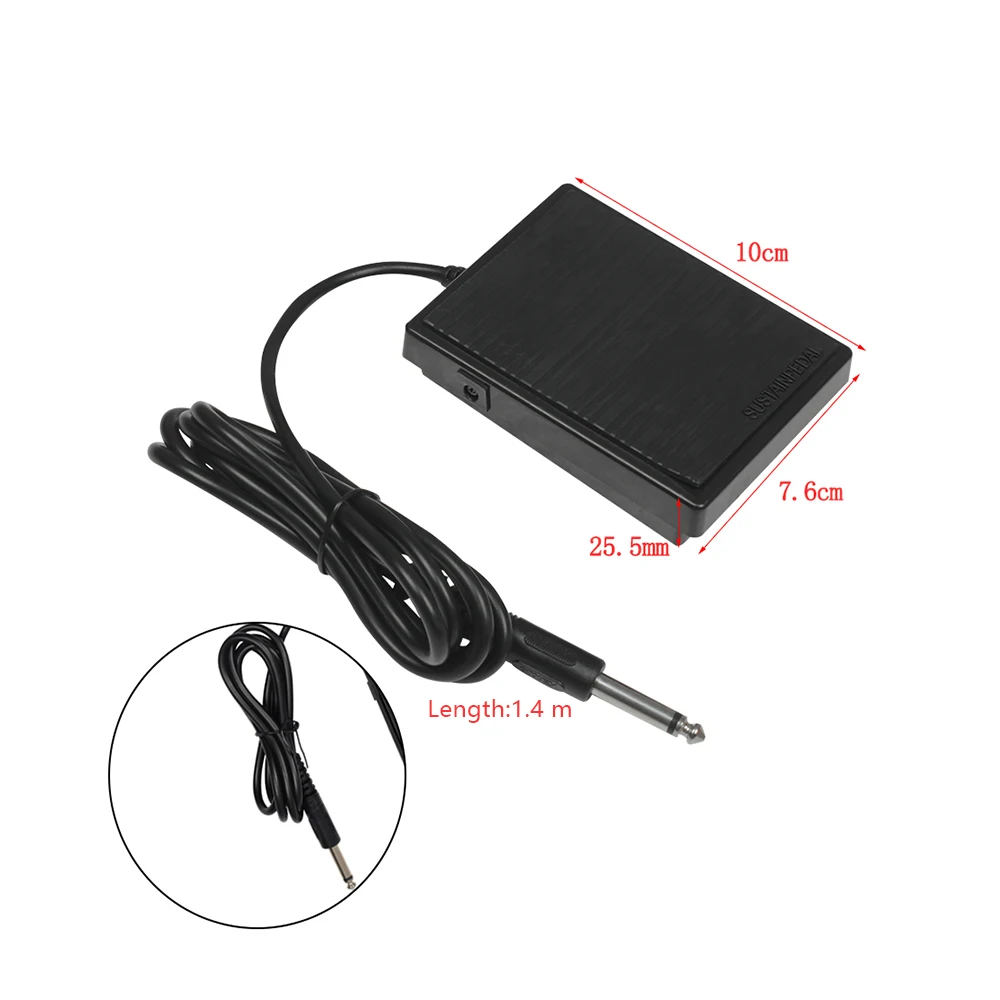 Professionelles Klavier-Sustain-Pedal, elektronisches Klavier, Sustain-Dämpfer-Pedal, Tastatur, Instrumententeile und Zubehör, Klavier-Pedal – Detail 6
