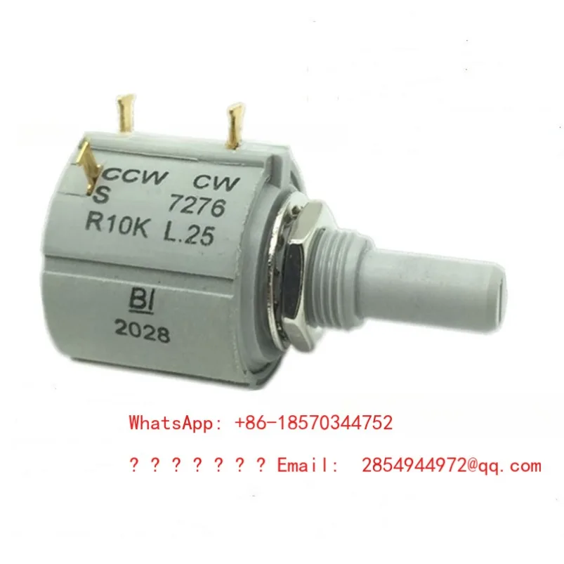 7276R10KL.25 Variable Resistor 10K Rotary Potentiometer S7276R10K