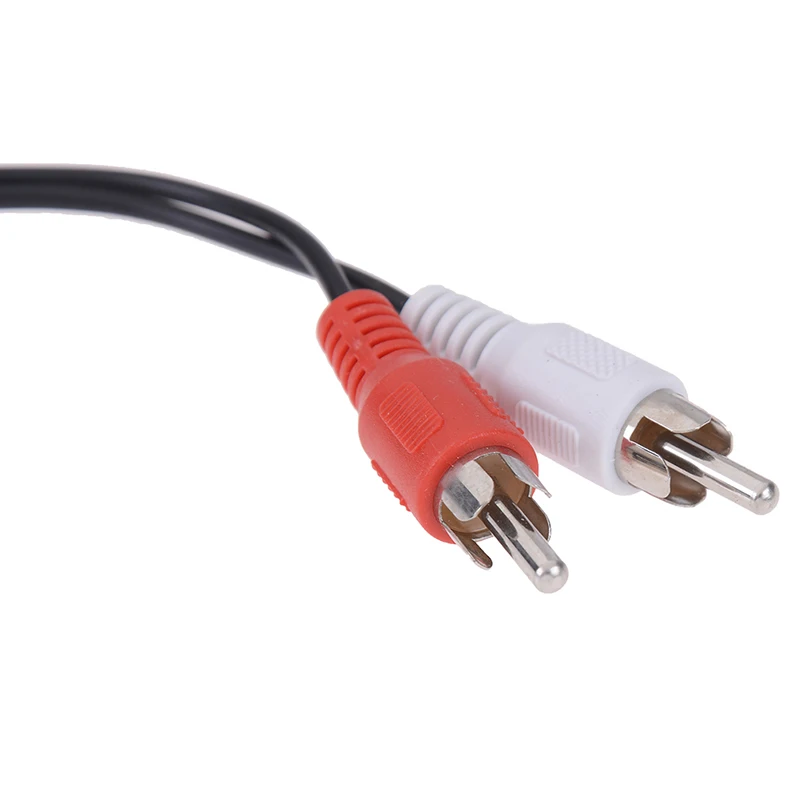 2in1 Audio cable 3.5mm to 2rca double lotus head audio adapter cable av cable
