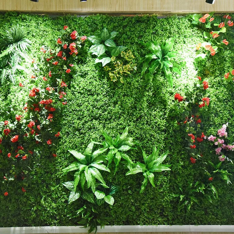 Plant Decoration Plant Wall Green Plant Wall Flat Wall Decoration Flower Green  Decoration