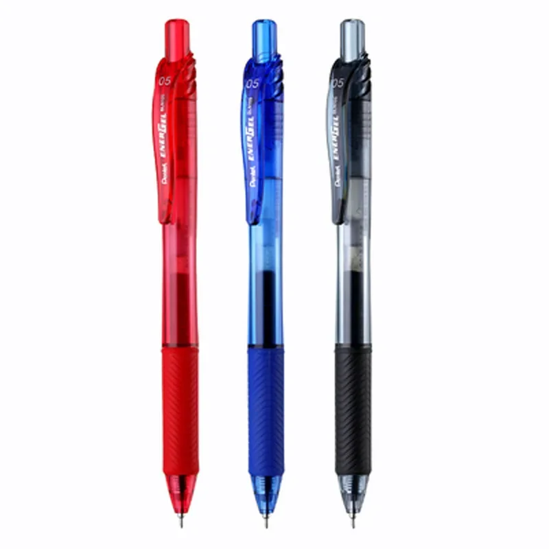 3/6/12PCSJapan Pentel Gel Pen BLN105 Large Capacity Half Needle Tube Nib 0.5mm Smooth and Fast Drying School Supplies Stationery