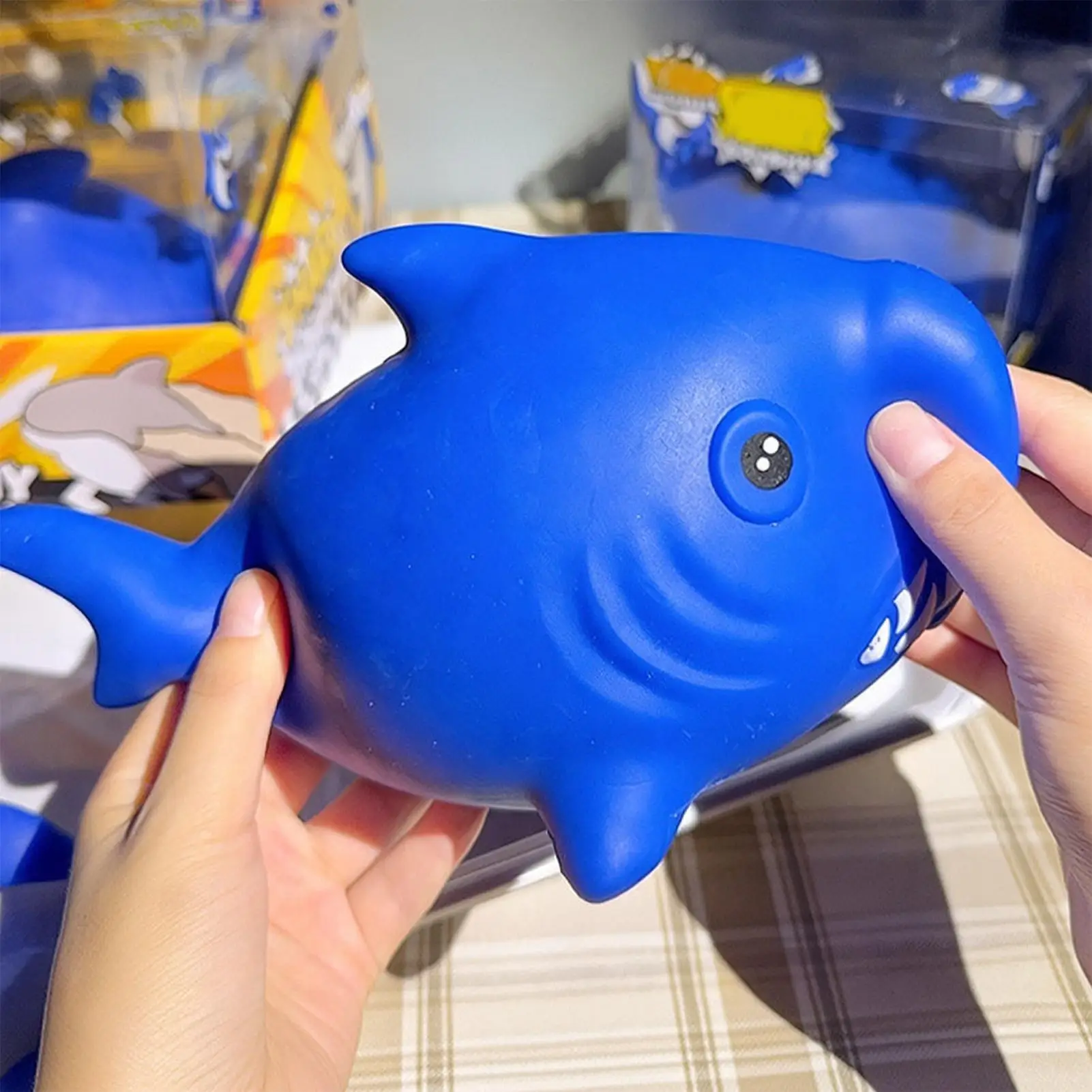 Shark Squeeze Toy Non-sticky Stretchy Sensory Fidget Gadget Stress Relief for Adults Kids Office Home Party Gift Bag Filler