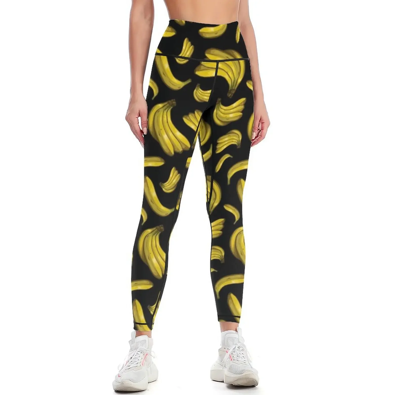 

Veggiephile - Bananas Leggings fitness set gym Training pants gym's clothing Pants sport Womens Leggings