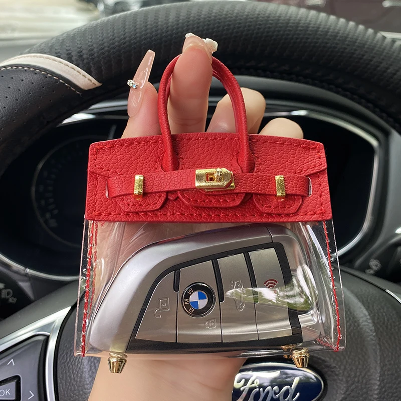 

MINI 2025 New! Influencer Favored Ladies Car Key Bag Set - Exquisite Handheld Design for Mercedes, BMW, Volkswagen, Audi, MINI