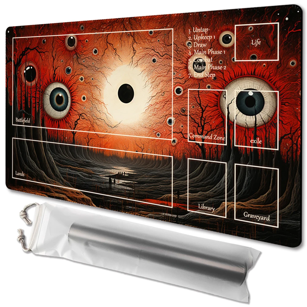 

The Watchful-Board Game TCG Playmat Table Mat Game Size 60X35 CM Mousepad Compatible for MTG CCG