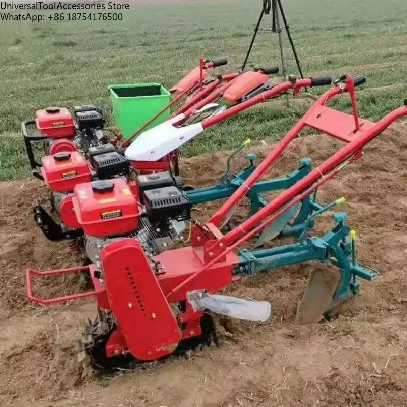 Chain Rail Type Small Micro-tiller Agricultural Plowing Tilling Machine Tillage Machinery Mini Power Tiller Culti