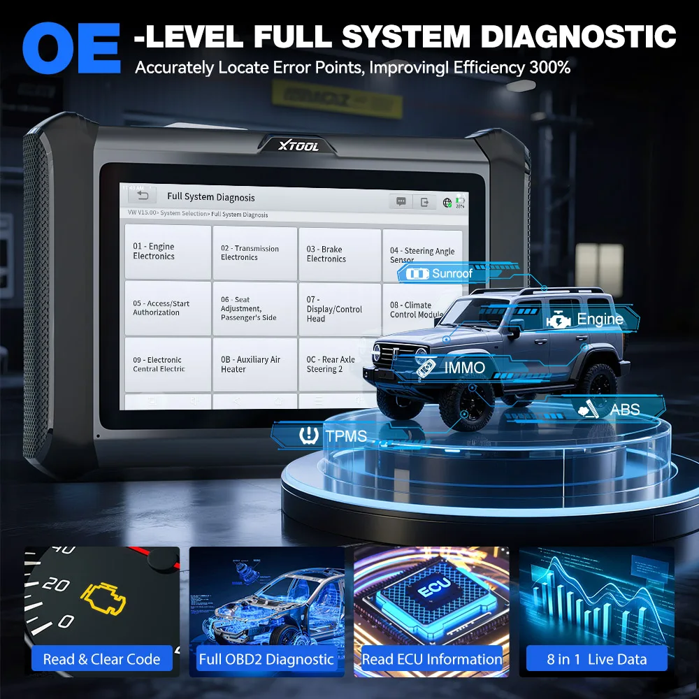 Picture 6: XTOOL X100 PADS Auto IMMO Key Programming Tool Car OBD2 Scanner All System Diagnostic Tool with 32 Resets Key Programmer Add Key