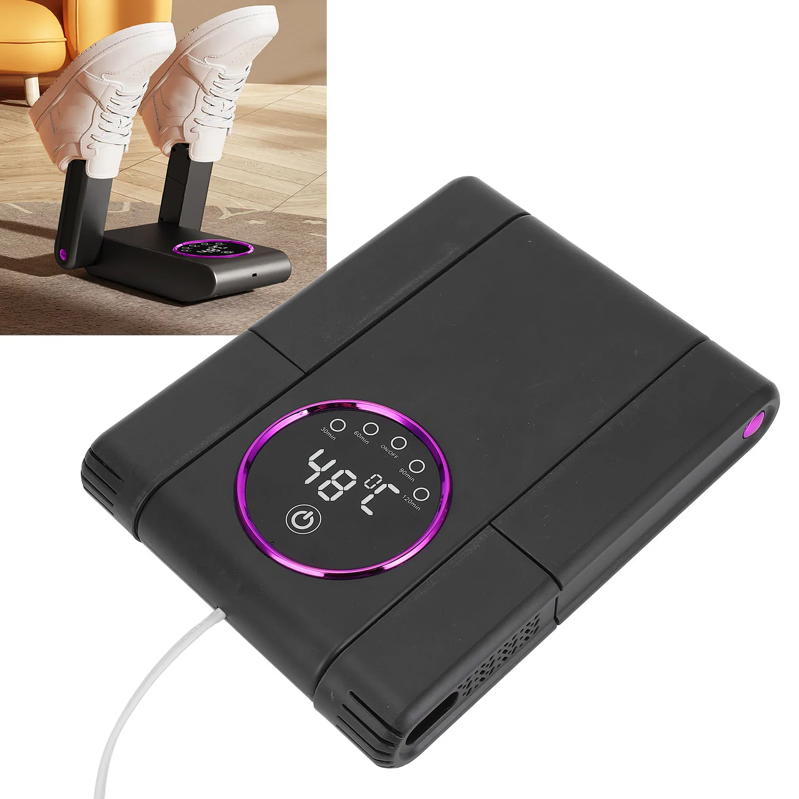 

Сушилка для ботинок Выдвижная грелка для обуви Портативный складной таймер Быстросохнущая сушилка для обуви с постоянной температурой и тепловым вентилятором