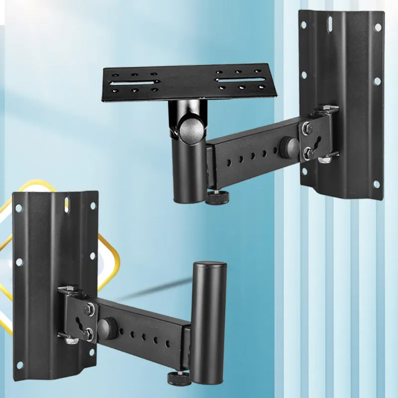 

Heavy Duty Audio Speaker Wall Bracket KTV Surround Sound Hanging Shelf Sturdy Support Stand Office Speaker Equipment Storage