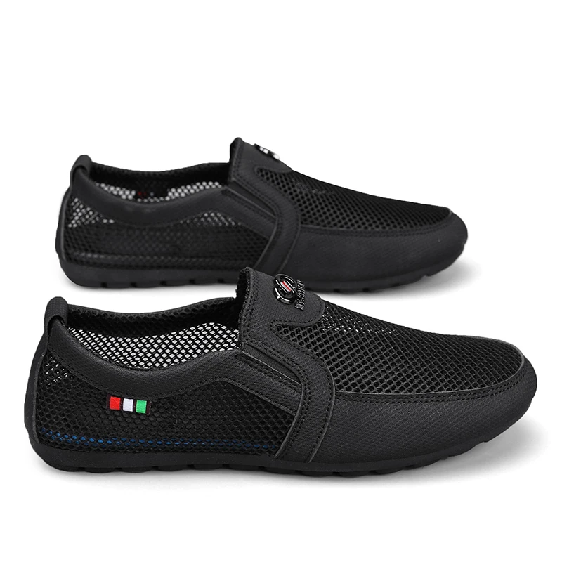 YRZL Men Walking Shoes Lightweight Breathable Mesh Sports Shoes for Men Comfortable Summer Casual Flats Shoes