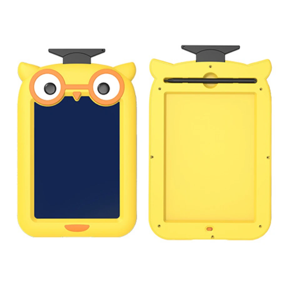 Tablero de dibujo electrónico de búho de 9 pulgadas, tableta de escritura con pantalla LCD, almohadilla de escritura gráfica Digital, tablero de escritura, juguetes para niños L18