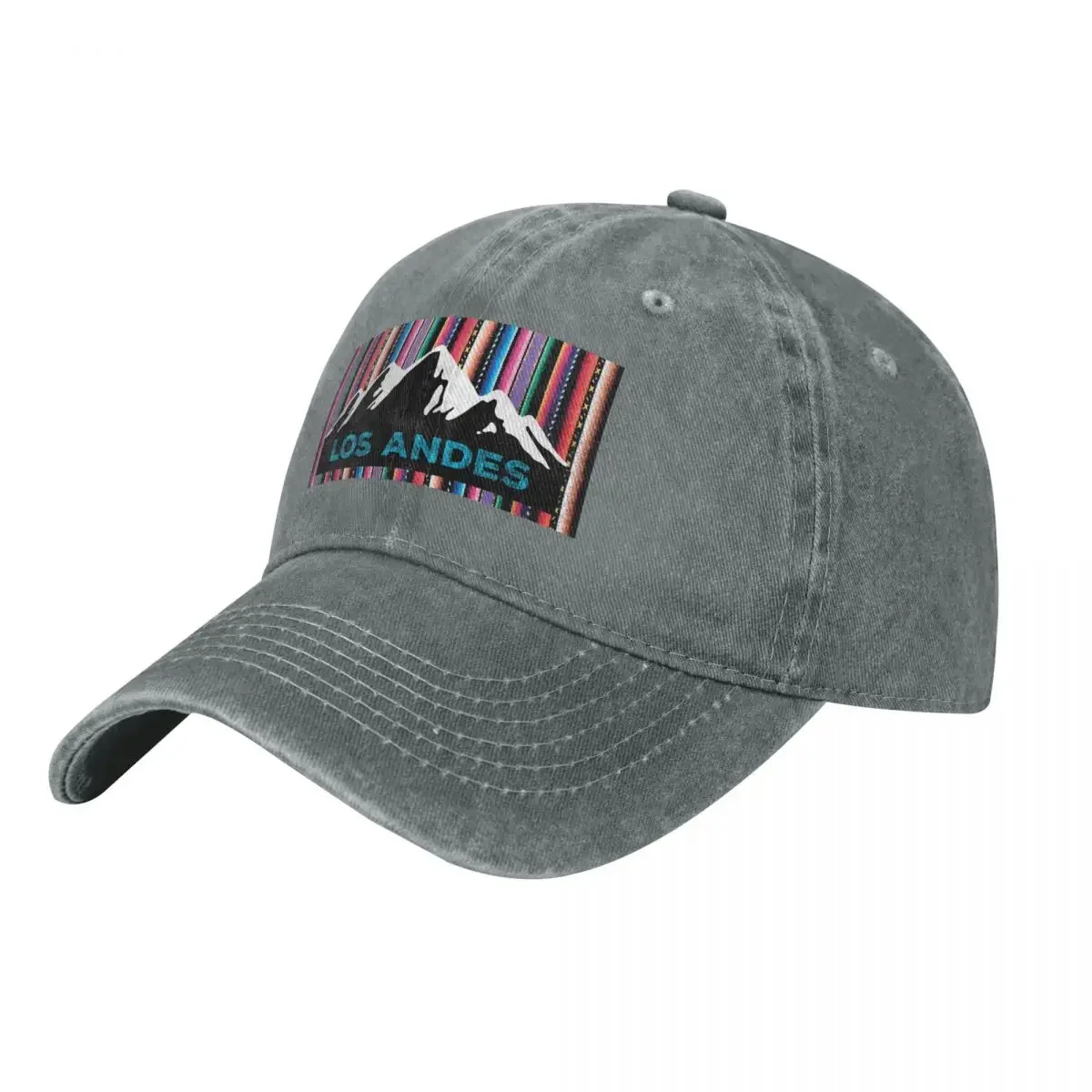 Los Andes mountains and colorful aguayo sky Baseball Cap Rave Brand Man cap Women's 2025 Men's