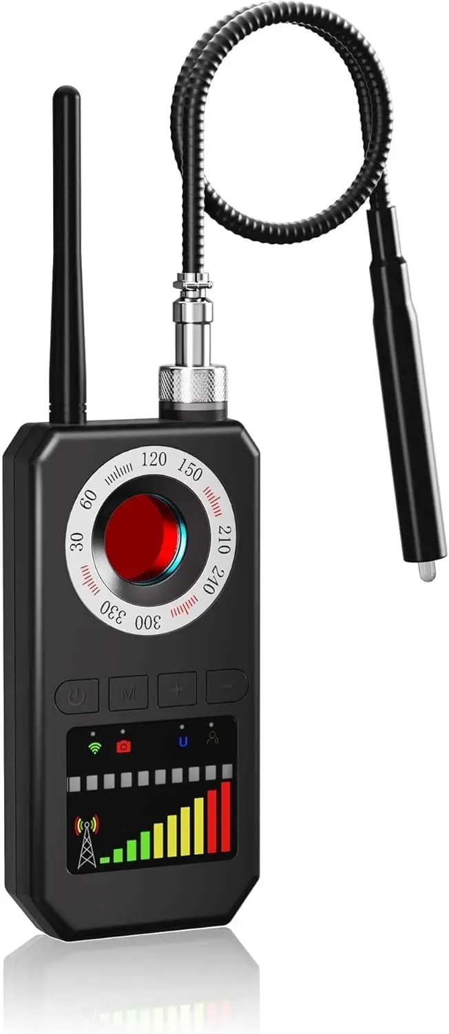 

Hidden Camera Detectors, GPS Tracker Finder, Anti-Spy Device for Travel, Car, Office Privacy Protection
