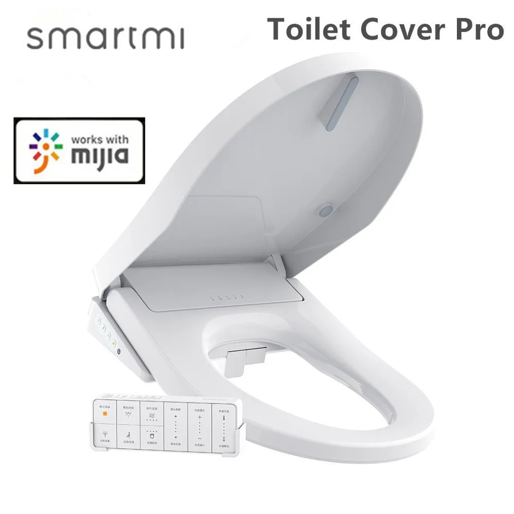 

Smartmi Smart Toilet Seat Lid Pro Electric Toilet Cover Automatic Induction Bidet Work for Mijia APP Remote Control Smart Home