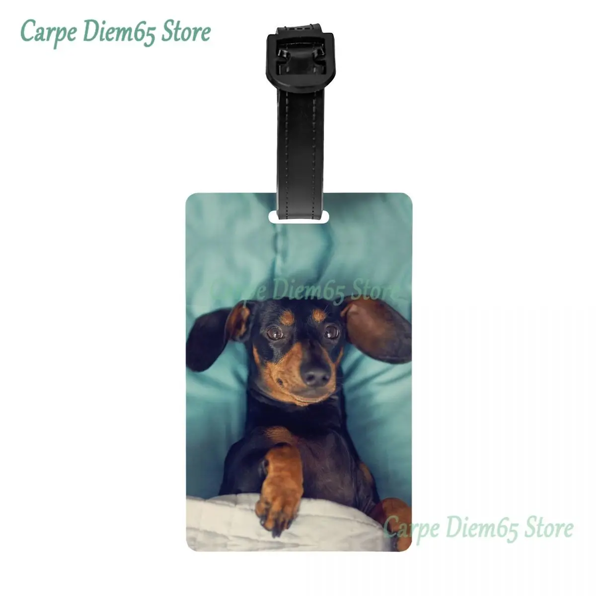 

Бирка для багажа на заказ, Такса, барсук, Сосиска