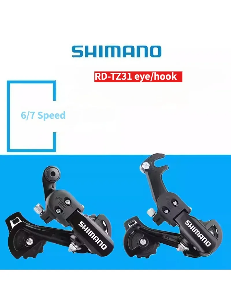 AliExpress Shimano SHIMANO TOURNEY MTB RD TZ31 Tourney TZ31 GS Hook Rear Derailleur/Eye Rear Derailleur 6Speed 7Speed Moutain Bike Cycling