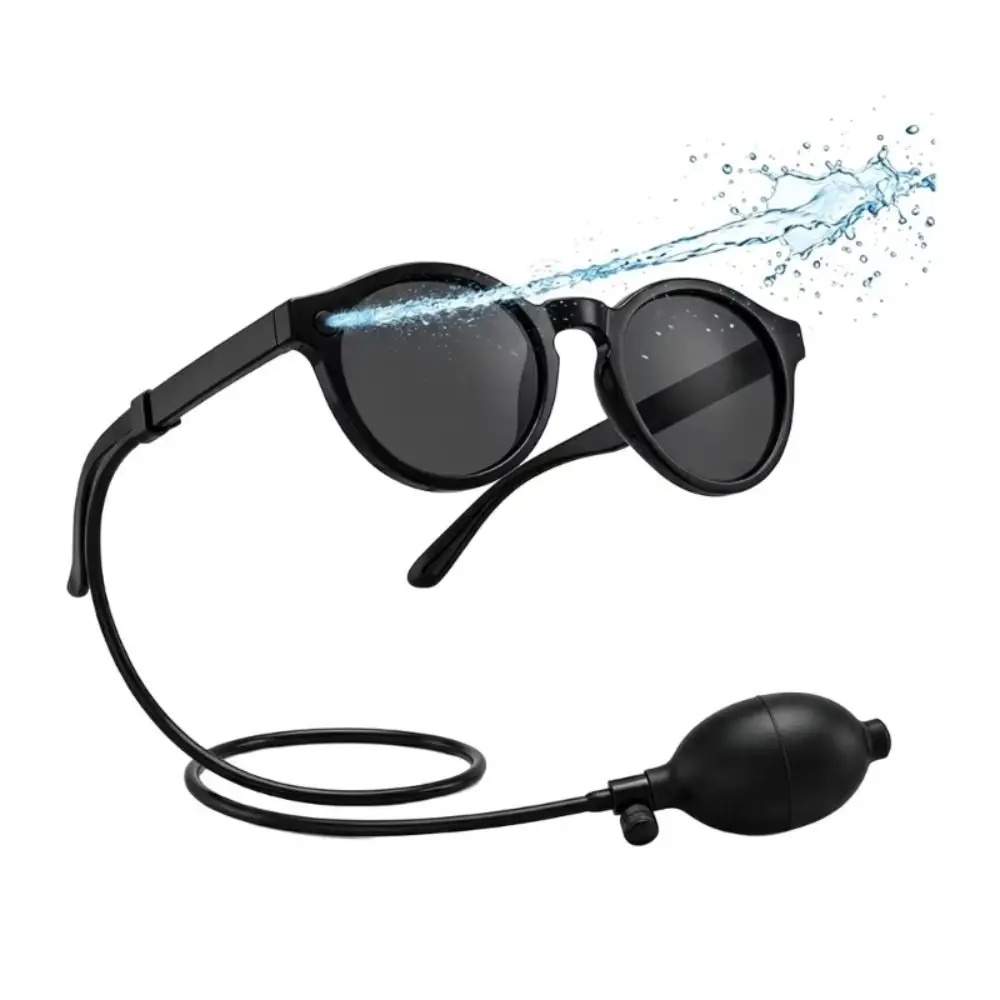 Invisible Water Design Sprinkling Sunglasses Creative Prank Funny Spraying Joke Gift Water Shooting Squirt Design Water Glasses