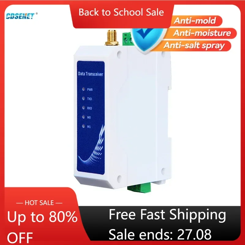 LoRa RS485 Wireless Modem 433Mhz 20dbm E96-DTU(433L20-485) CDSENET 3km Long Range Radio Station Transceiver Transmitter Receiver