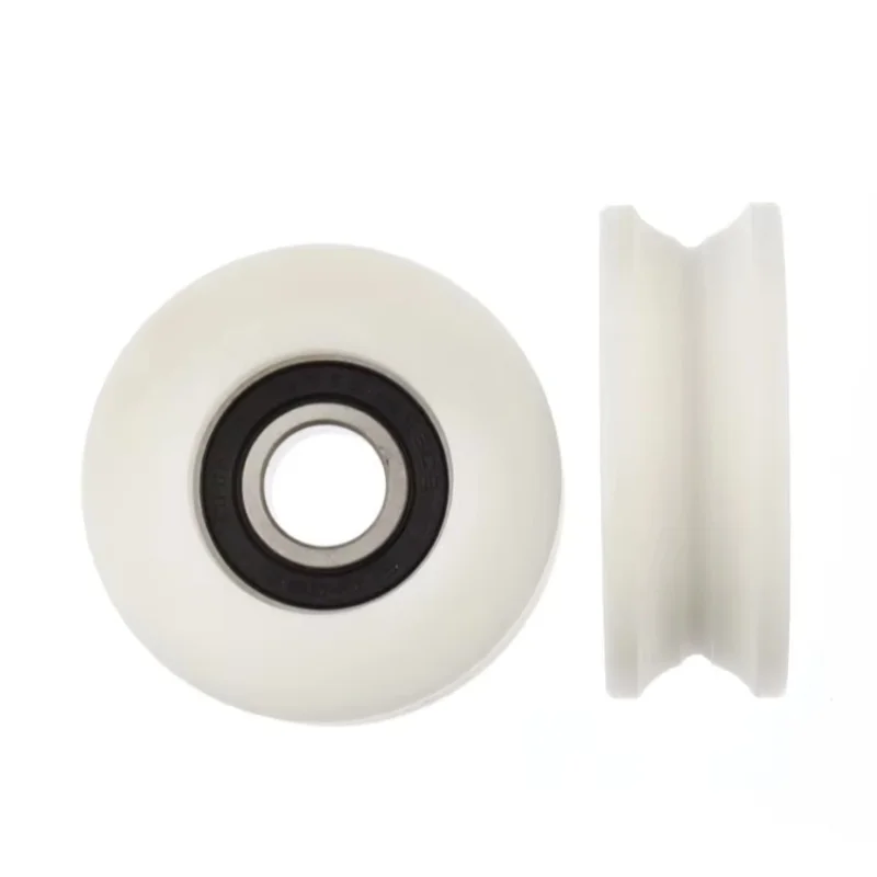 cuscinetto puleggia 6202zz ruota guida filettata 1Pc 15x59x22mm