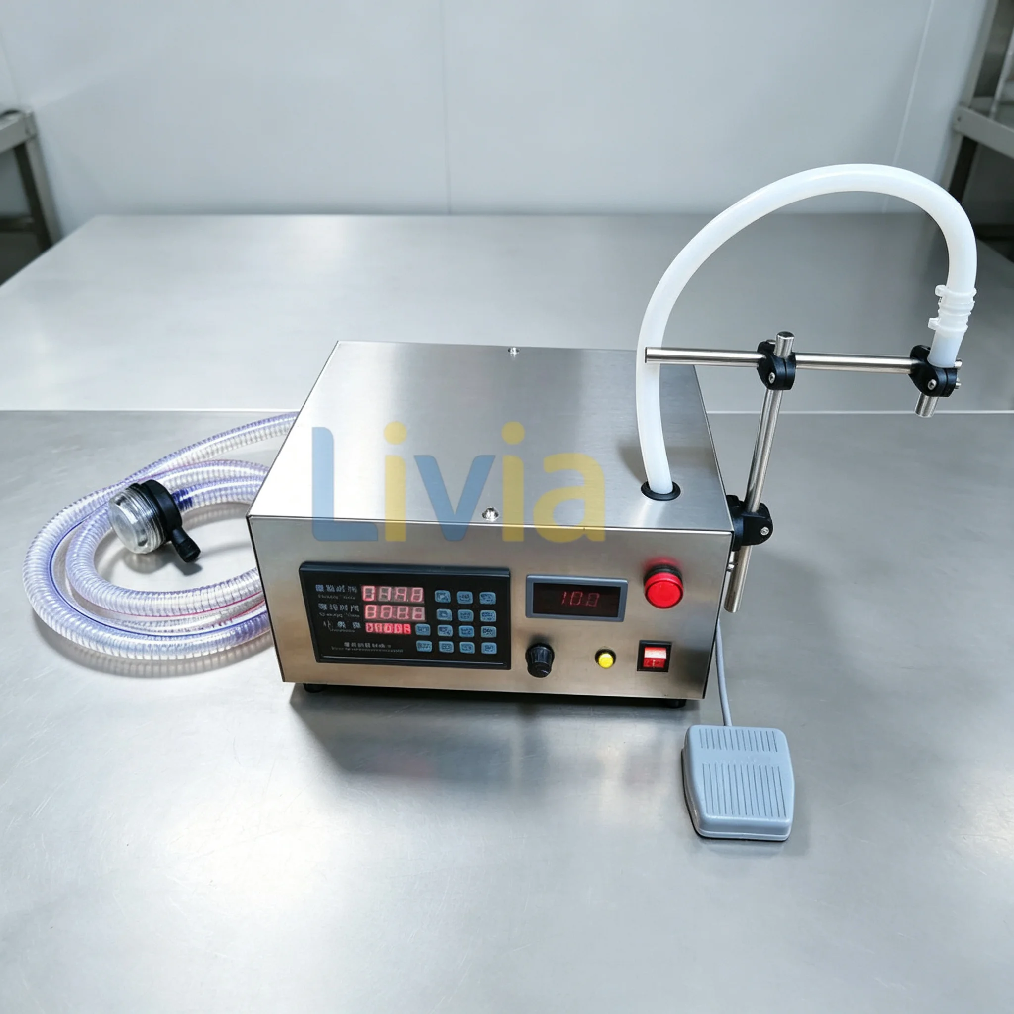 Semi-Automatic Liquid Filling Machine Detergent Liquid Soap Quantitative Filling Liquid Pouch Filling Machine Semi