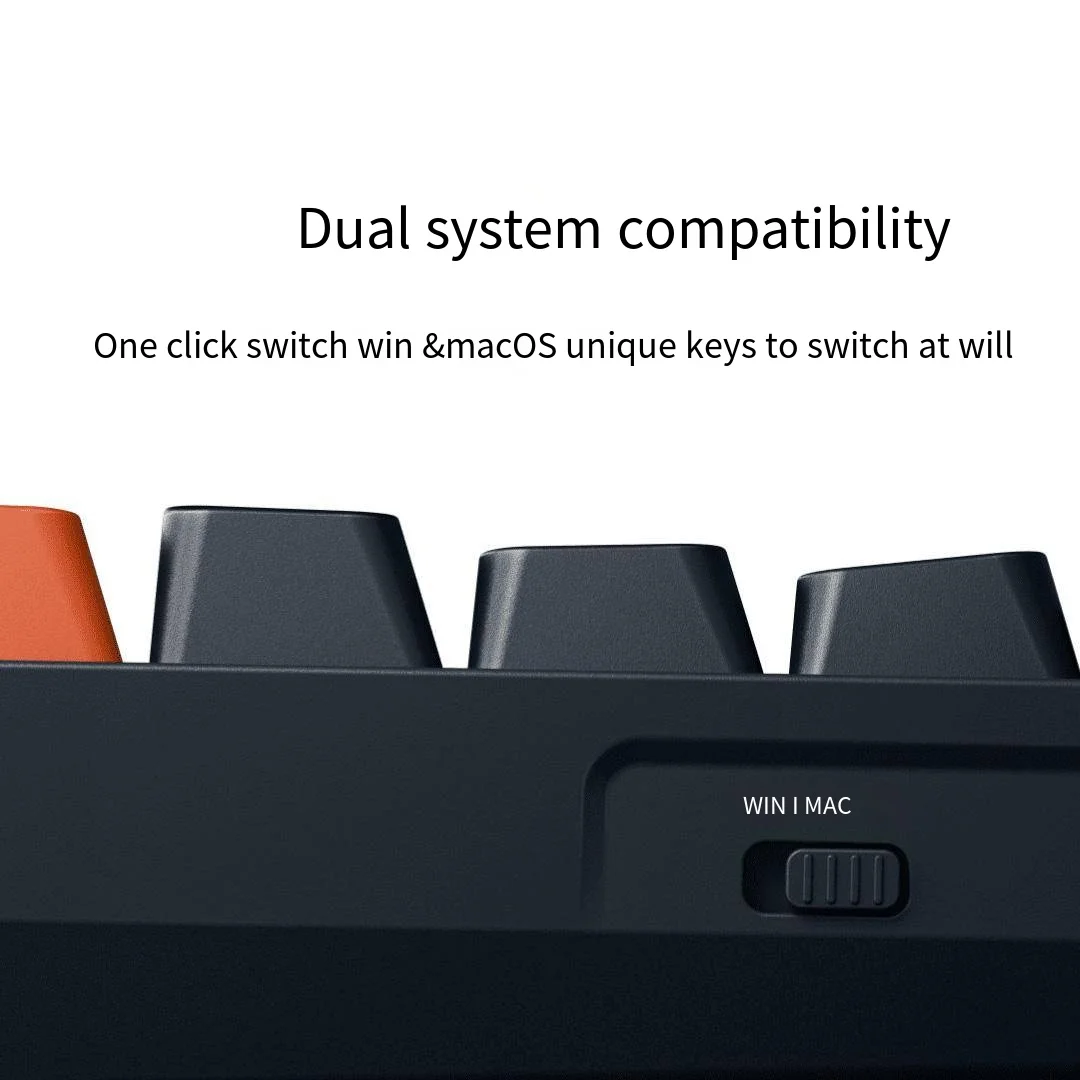 Xiaomi Mijia Mechanical Keyboard TKL 87 Key illuminated Bluetooth Wireless Wired 2.4GHZ 3-mode For Gaming Office,Windows&macOS