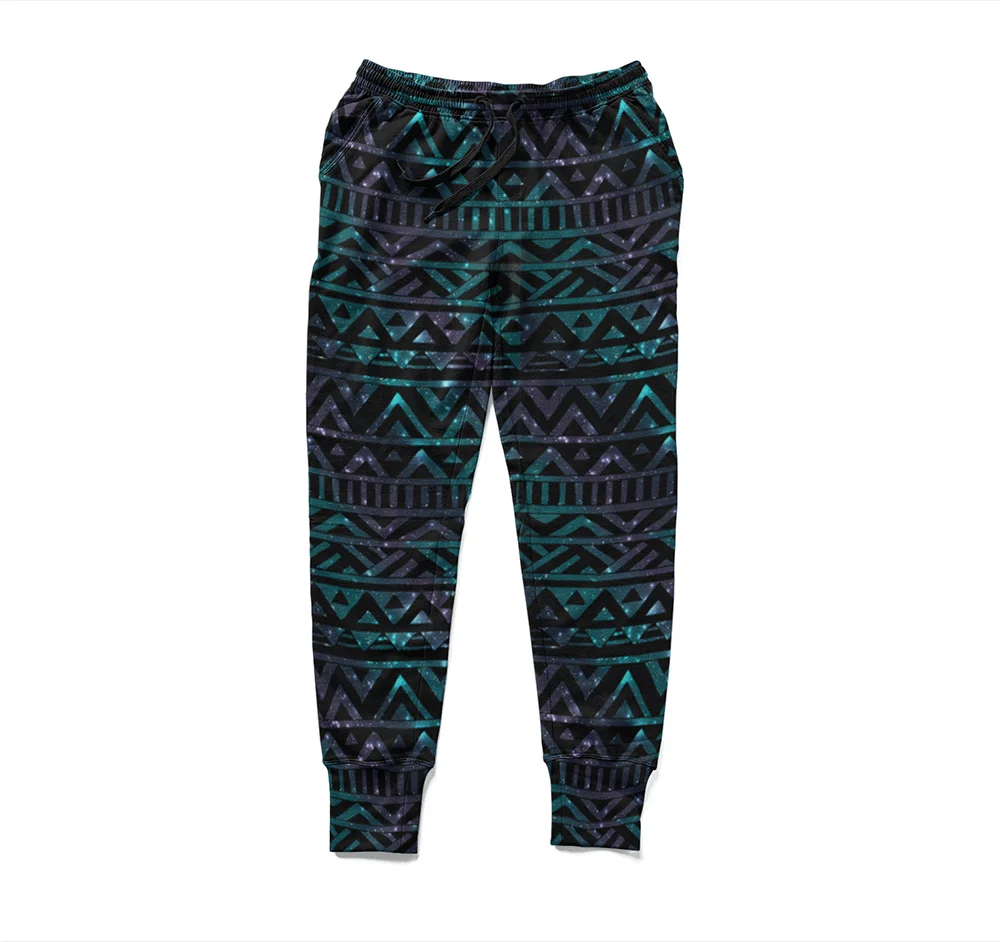 LETSFIND  New Women Jogger Print  Aztec Have Pocket  Fitness Harem Pants  High Quality Soft  Streetwear Women