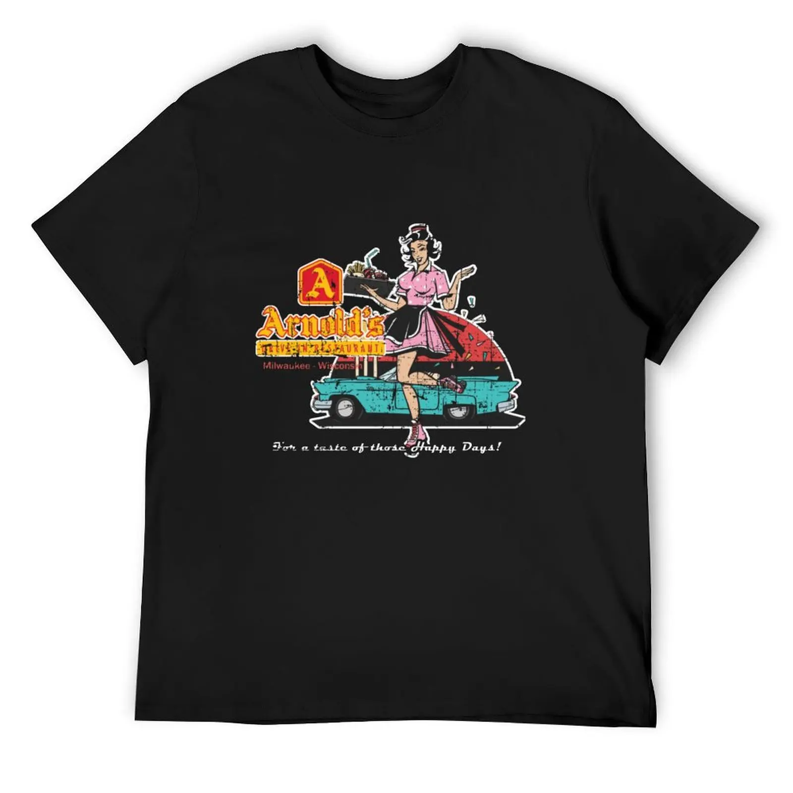 

Arnold's Drive In - From Happy Days T-Shirt anime clothes Funny t-shirts T-shirts man blanks mens t shirts top quality