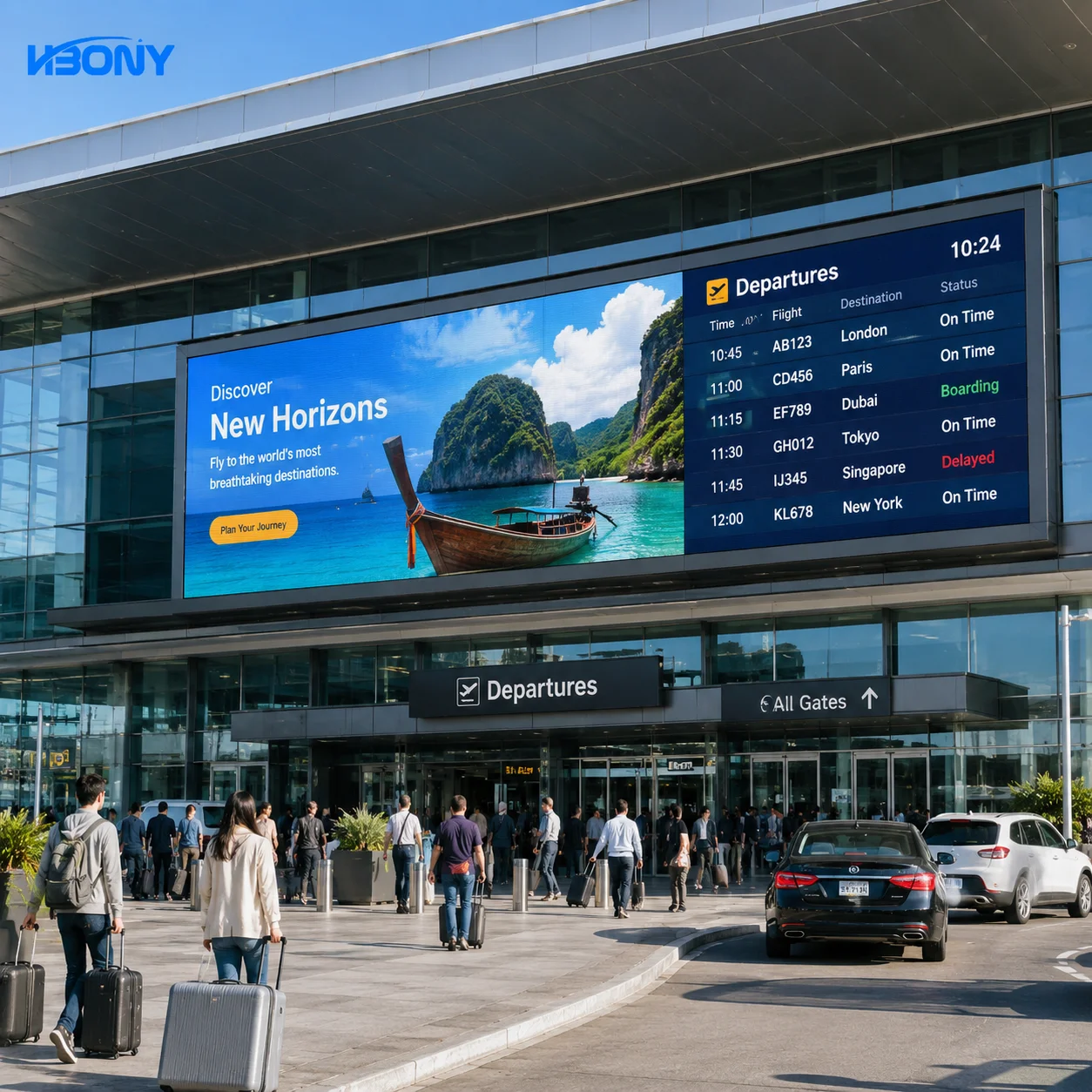 

Professional P8 Outdoor Fixed LED Screen IP65 Waterproof High Brightness Advertising Billboard for Highway Board Sign