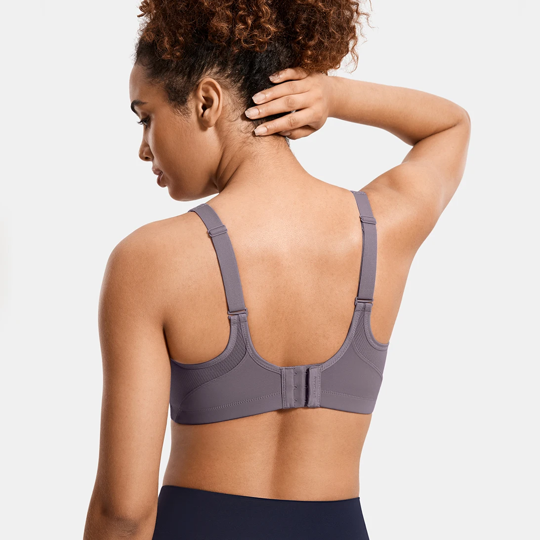 Women Sport Bras High Support Full Coverage No Padded Wireless Running Fitness Lady Sportwear Tops Plus Size Black Yoga Bras