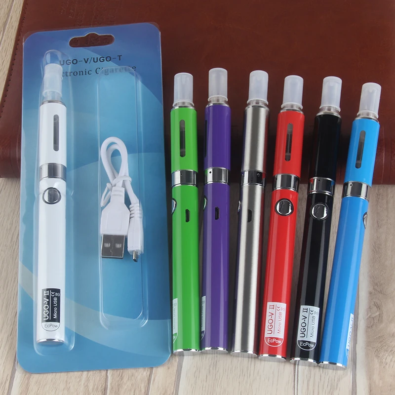 UGO-V II electronic cigarette Kit e sigara 650 900mAh UGO-V II battery 510 Thread MT3 atomizer Micro usb charger hookah pen kit