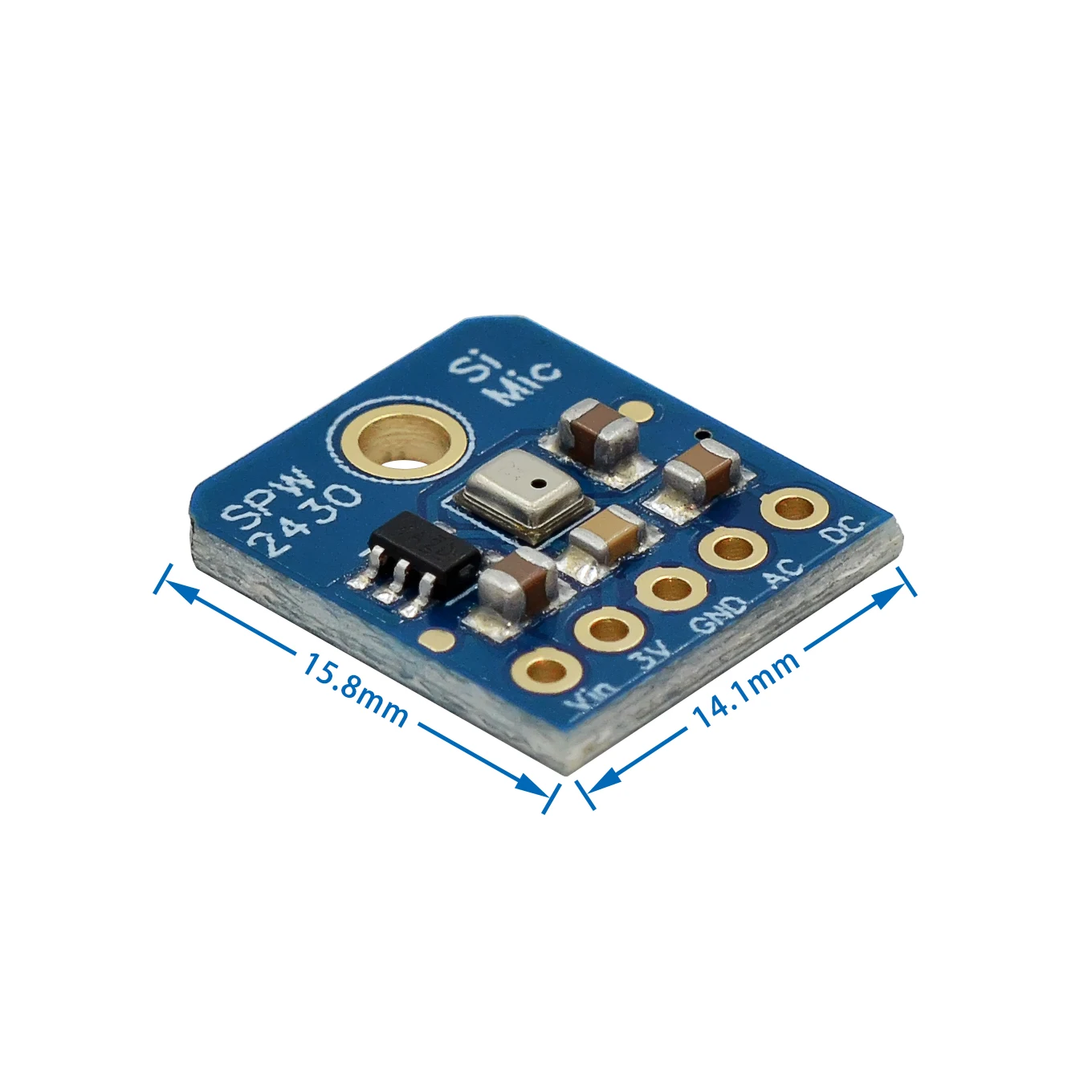 Spw2430 Mems Microfoon Geluidsdetectie Sensor Module Mono Mems Microfoon Detecteren Voor Voice Converters Audio-Opname