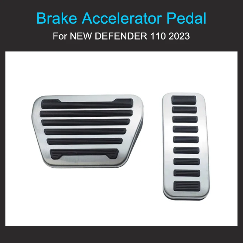 90 110 2020-2024 Non-slip Accelerator Pedal for Defender Upgrade the Brake Accelerator Pedal for Land Rover Defender