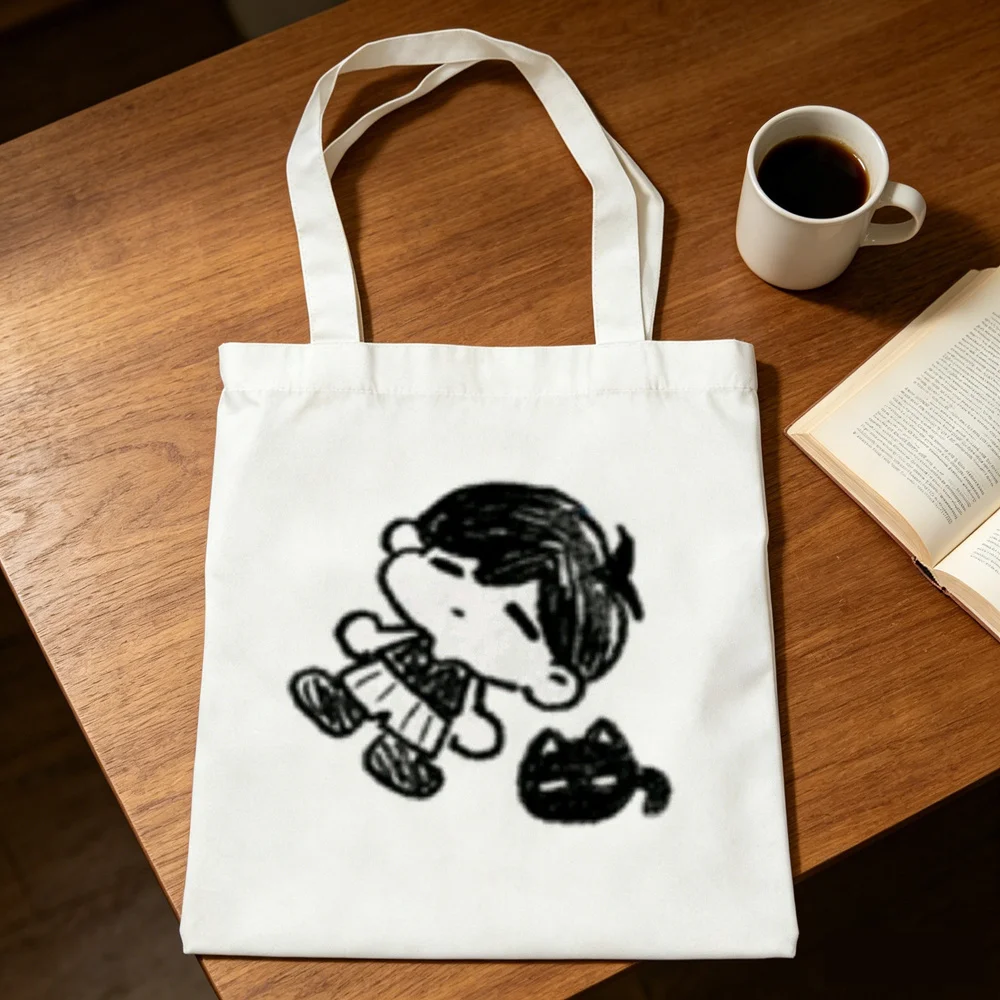 Omori tote bag shopping einkaufstasche personnalisable canvas  femme