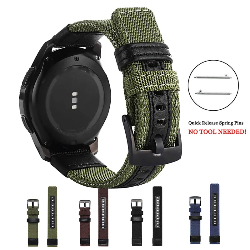 Nylon Watch Strap 22mm For Garmin Venu 2 3 Vivoactive 4 Band Accessories Forerunner 965 265 255 745 Wristband Bracelet Correa