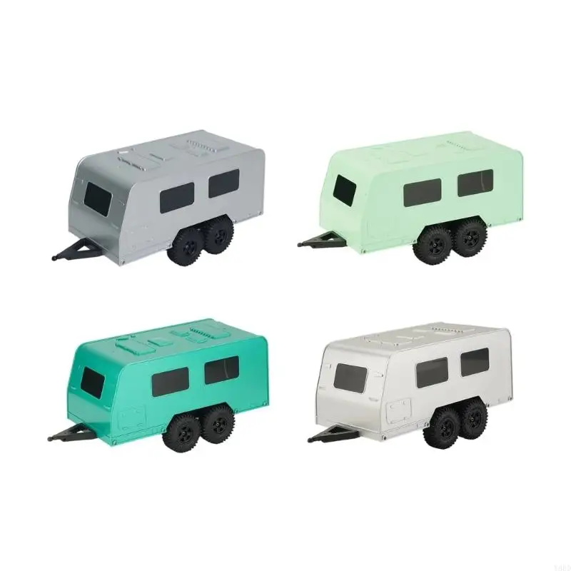 

Y88D 1/18 Scale Trailer Set Metal для дистанционного управления автомобильным прицепом DIY аксессуары