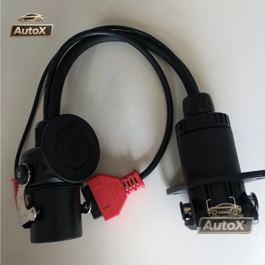 كابل محول Auto X EBS ISO 7638 Obd2 تشخيص المقطورة لبوش، لـ Autel، لمركبات Autocom وغيرها من المركبات الشاحنات