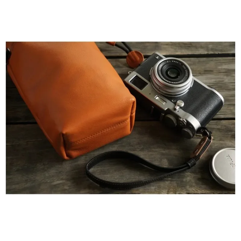 Camera Storage Bag Drawstring Stitching Design Waterproof Photo Lens Bag Case For Canon Nikon Sony Fujifilm  X100VI x100v X100F