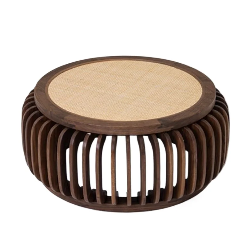 Rattan tatami futon cushion, thickened indoor meditation prayer meditation mat handmade round