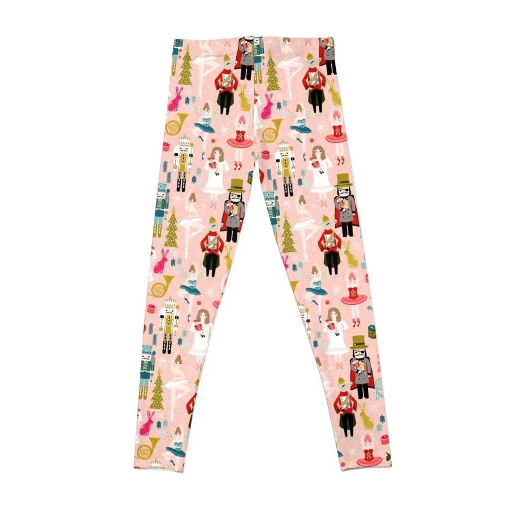 The Nutcracker - Blush by Andrea Lauren Leggings sport pants Jogger pants gym's clothing Womens Leggings