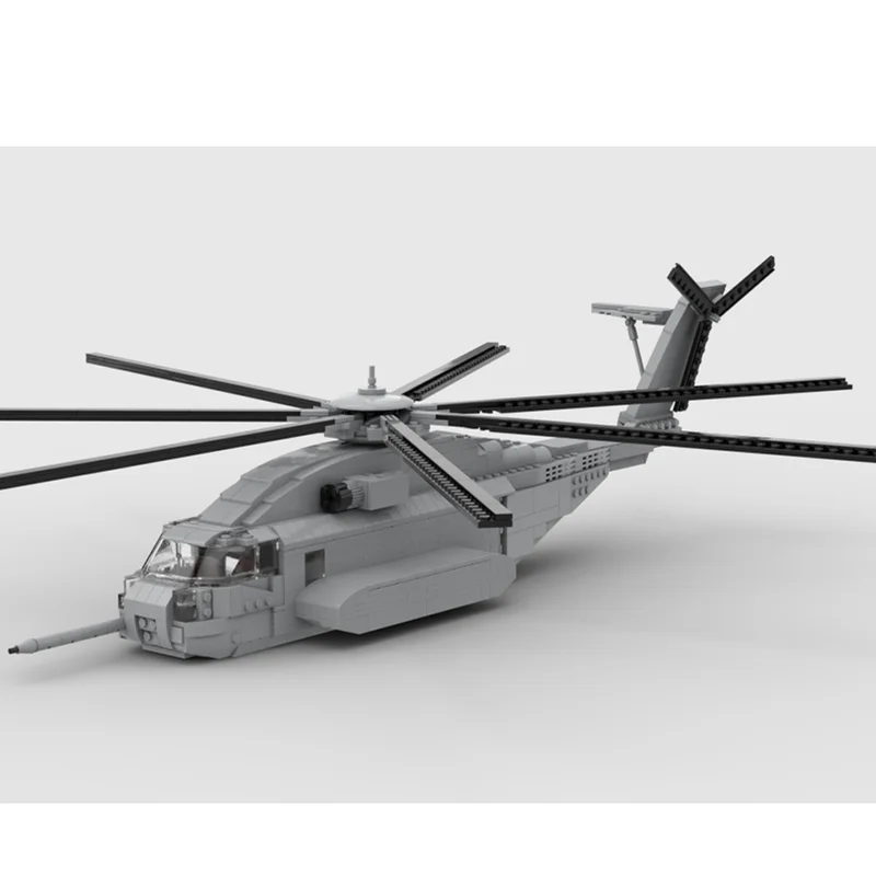 Moc Building Bricks Military CH-53 Fighter Model Technology Air Combat Fighter Model Block Toy DIY Assembly Christmas Gifts