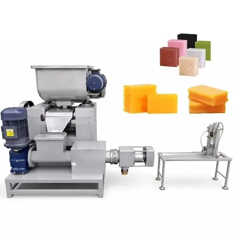 Complete Set Soap Making Machine with Molds Full Automatic Hotel Soap Production Line Soap Bar Making Machine