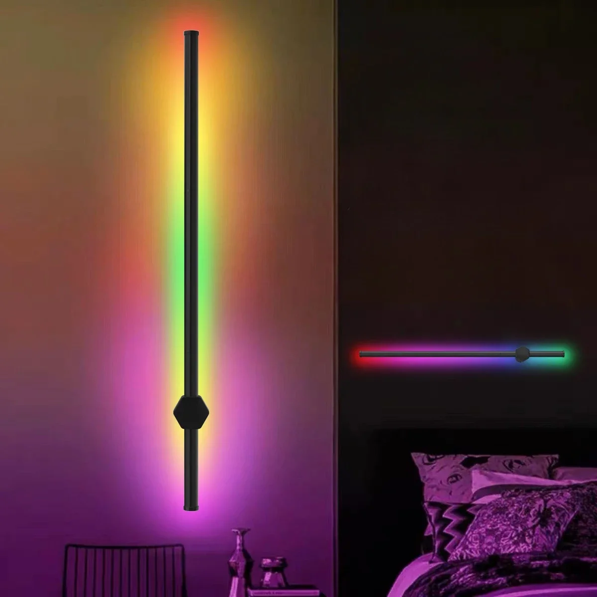 New DIY Wall Light RGBIC Colorful CCT Illumination Graffiti WIFI Bluetooth Gaming Atmosphere Light