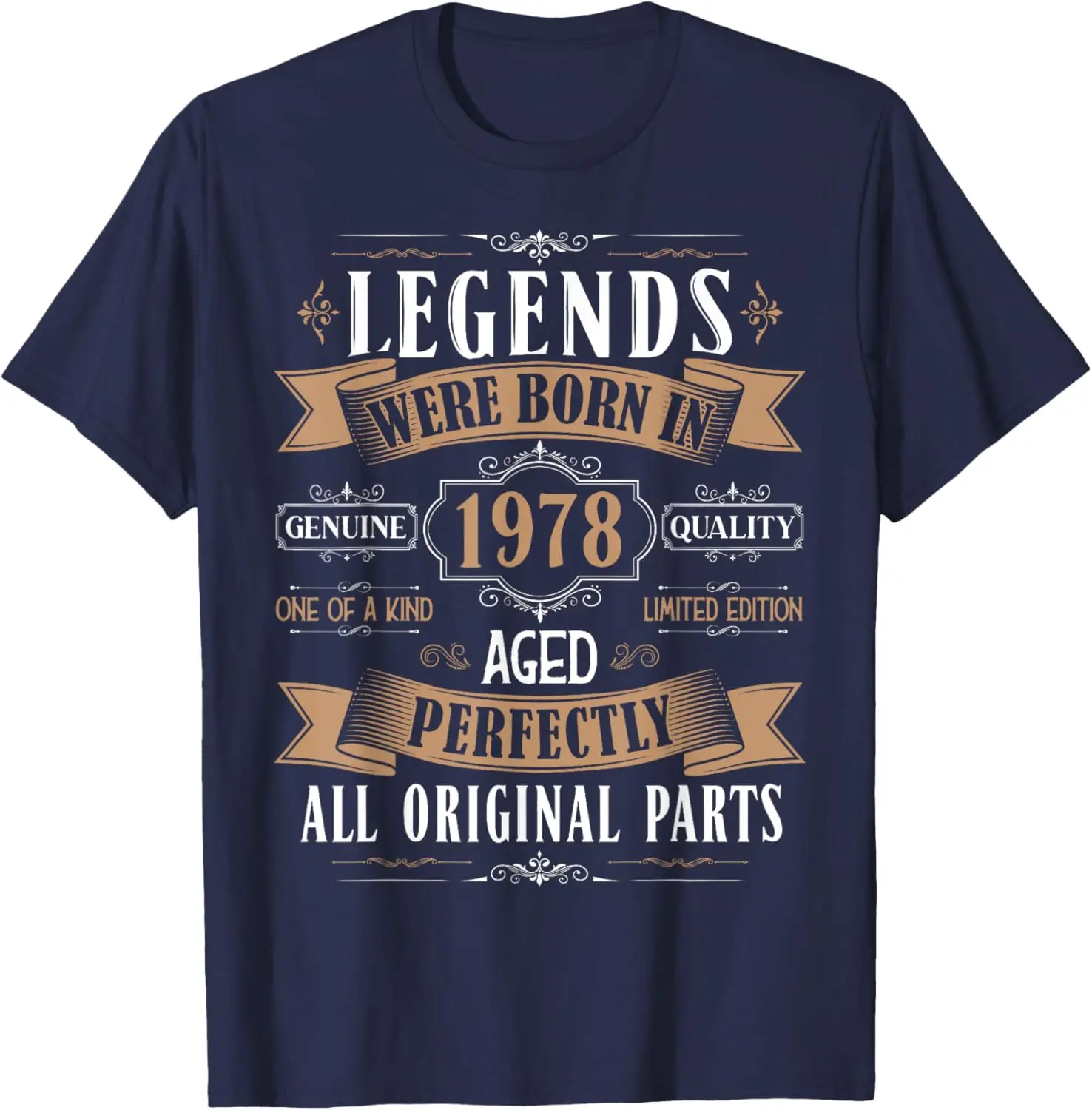 Legends Born In 1978 47th Birthday 47 Years Old Bday Men T-Shirt