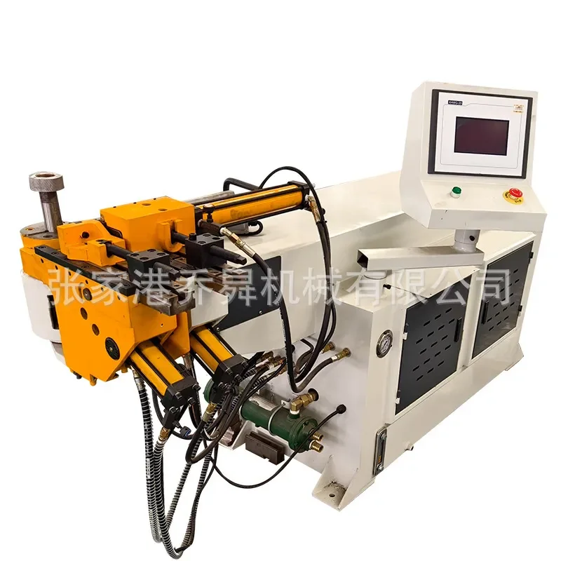 Semi-automatic pipe bending machine Metal furniture arc bending machine Shopping mall pipe forming equipment DW38NC hydraulic
