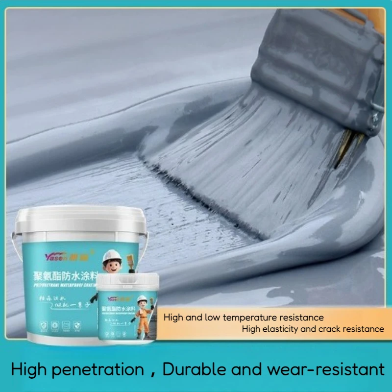 Black/White/Blue/Grey Polyurethane Waterproof Coating Asphalt Waterproof Leak-stopping Coating for Exterior Roof Joint Filling