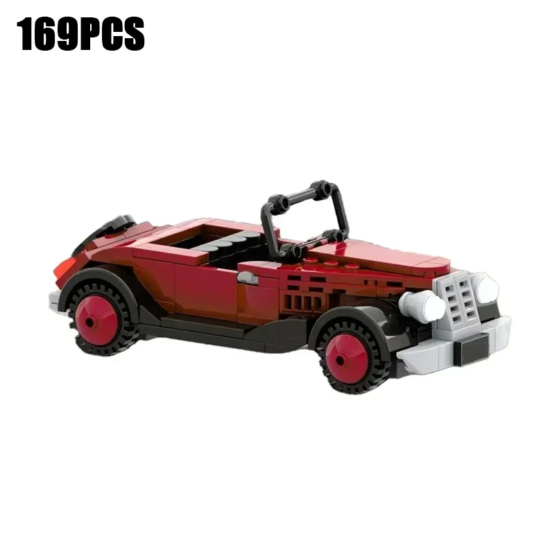 1920 Vintage Classic Convertible Car Model Moc Building Blocks Technical Bricks DIY Assembly Vehicle Toys For Kids Child
