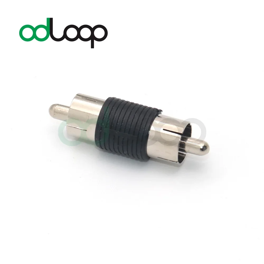 Odloop 5-Pack Rca Mannelijk Naar Rca Male Adapter Audio Video Cable Connector Koppeling Voor Audio, Video, subwoofer, Telefoon