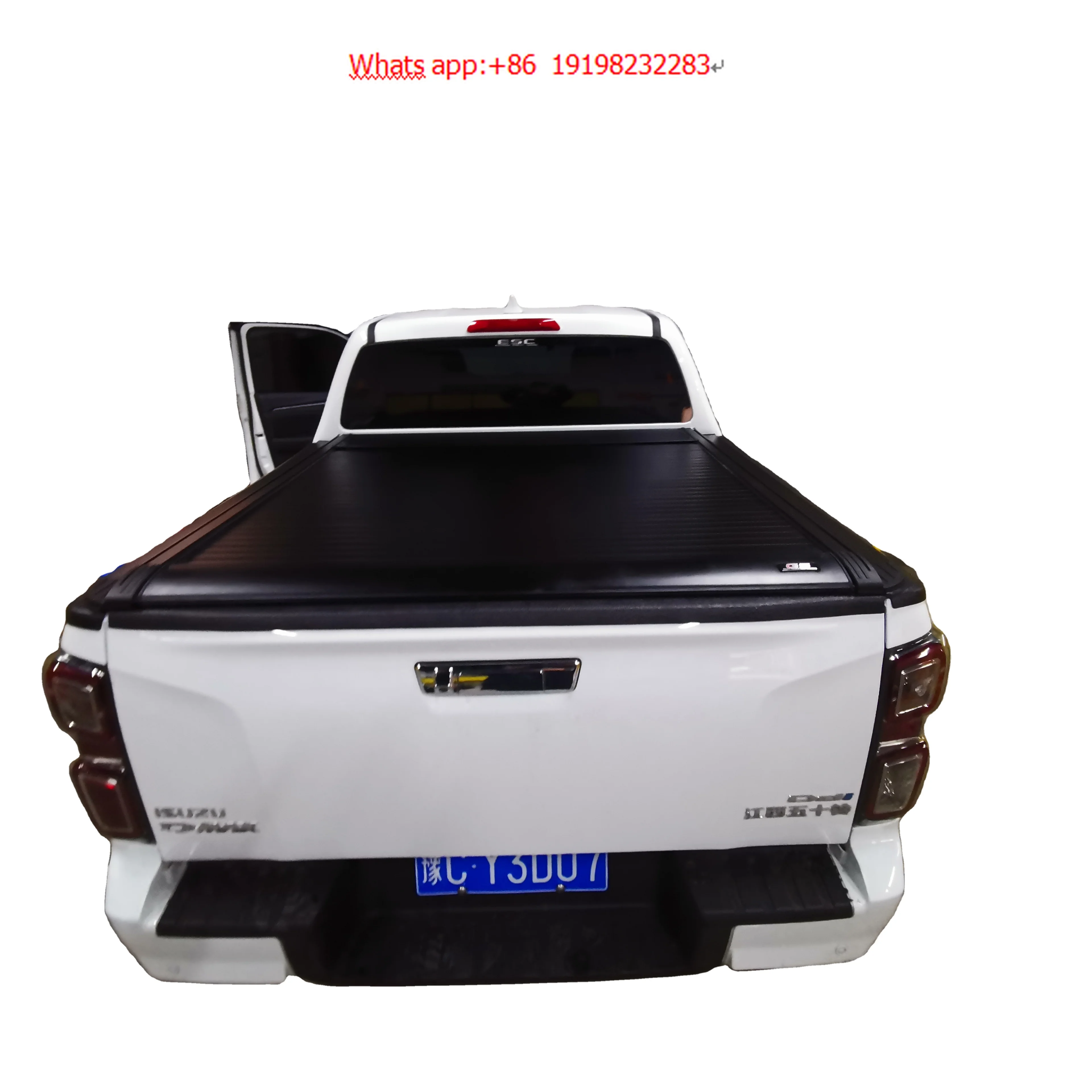Wholesale Waterproof Hard Aluminum Retractable Pickup Truck Tonneau Bed Cover Manual Roller Lid for D-MAX 4Doors 2012-2018