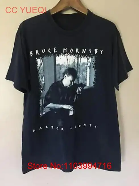 Bruce Hornsby Harbor Lights Heavy Cotton Black All Size Unisex Shirt